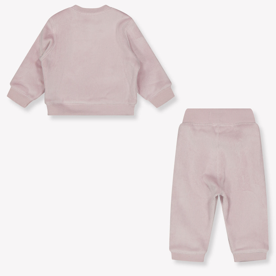 Calvin Klein Baby Unisex Joggingpak In Licht Roze