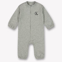 Calvin Klein Baby Unisex Playsuit  Gray