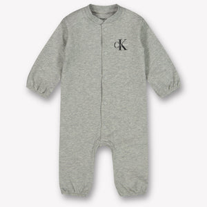 Calvin Klein Baby Unisex Playsuit  Gray