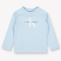 Calvin Klein Baby Unisex T-Shirt  Light Blue
