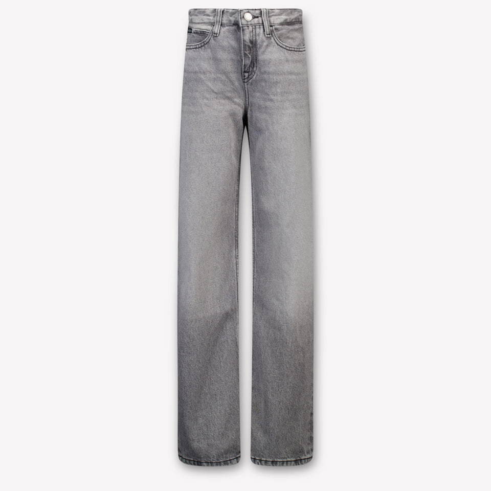 Calvin Klein Kinder Meisjes Jeans In Grijs