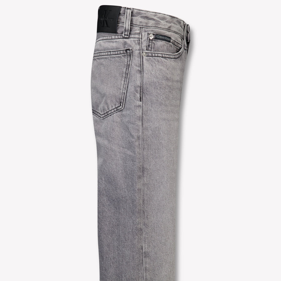 Calvin Klein Kinder Meisjes Jeans In Grijs