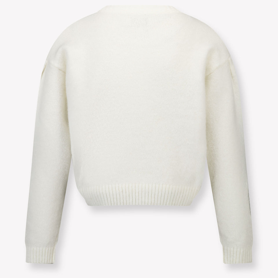 Calvin Klein Kids Girls Sweater Offwhite