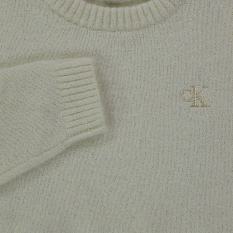 Calvin Klein Kids Girls Sweater Offwhite