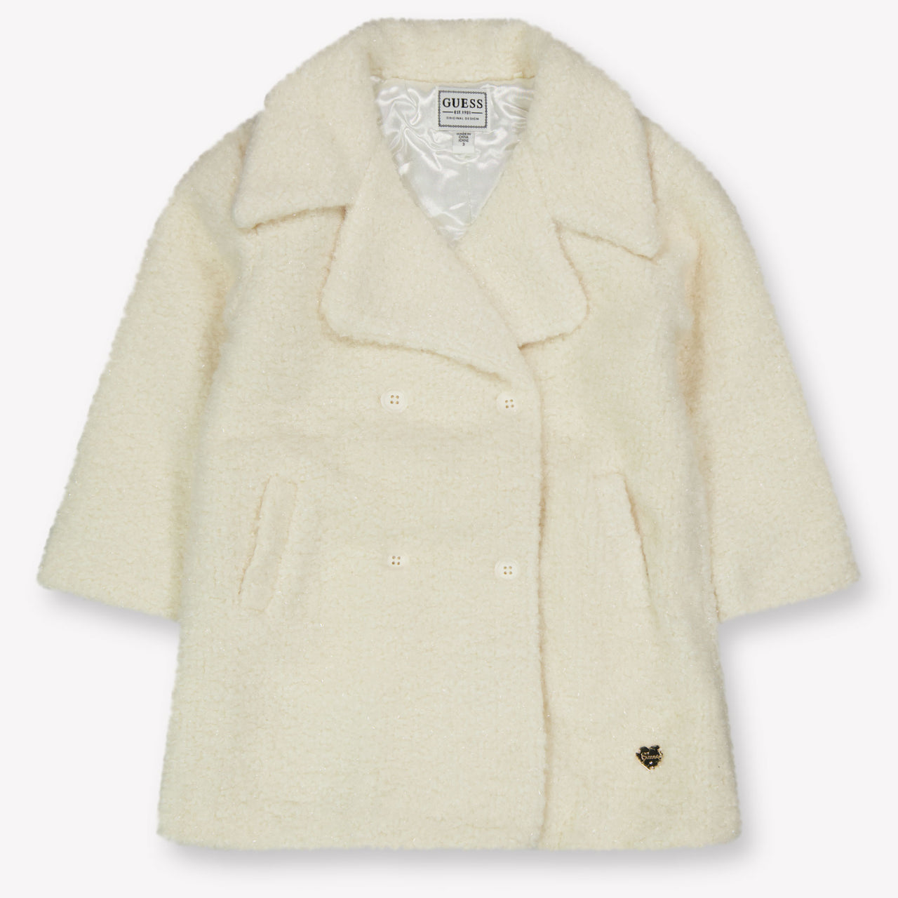 Guess Kids Girls Jackets  Offwhite