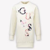 Guess Kinder Meisjes Jurk In Off White
