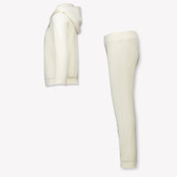 Guess Kinder Meisjes Joggingpak In Off White