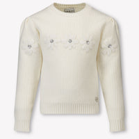 Guess Kids Girls Sweater Offwhite