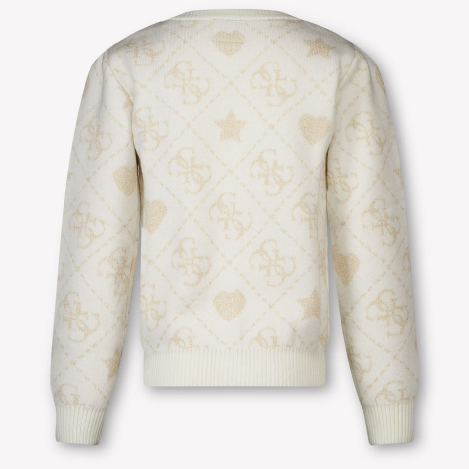 Guess Kinder Meisjes Vest In Off White
