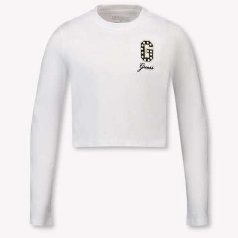 Guess Kinder Meisjes T-Shirt In Wit