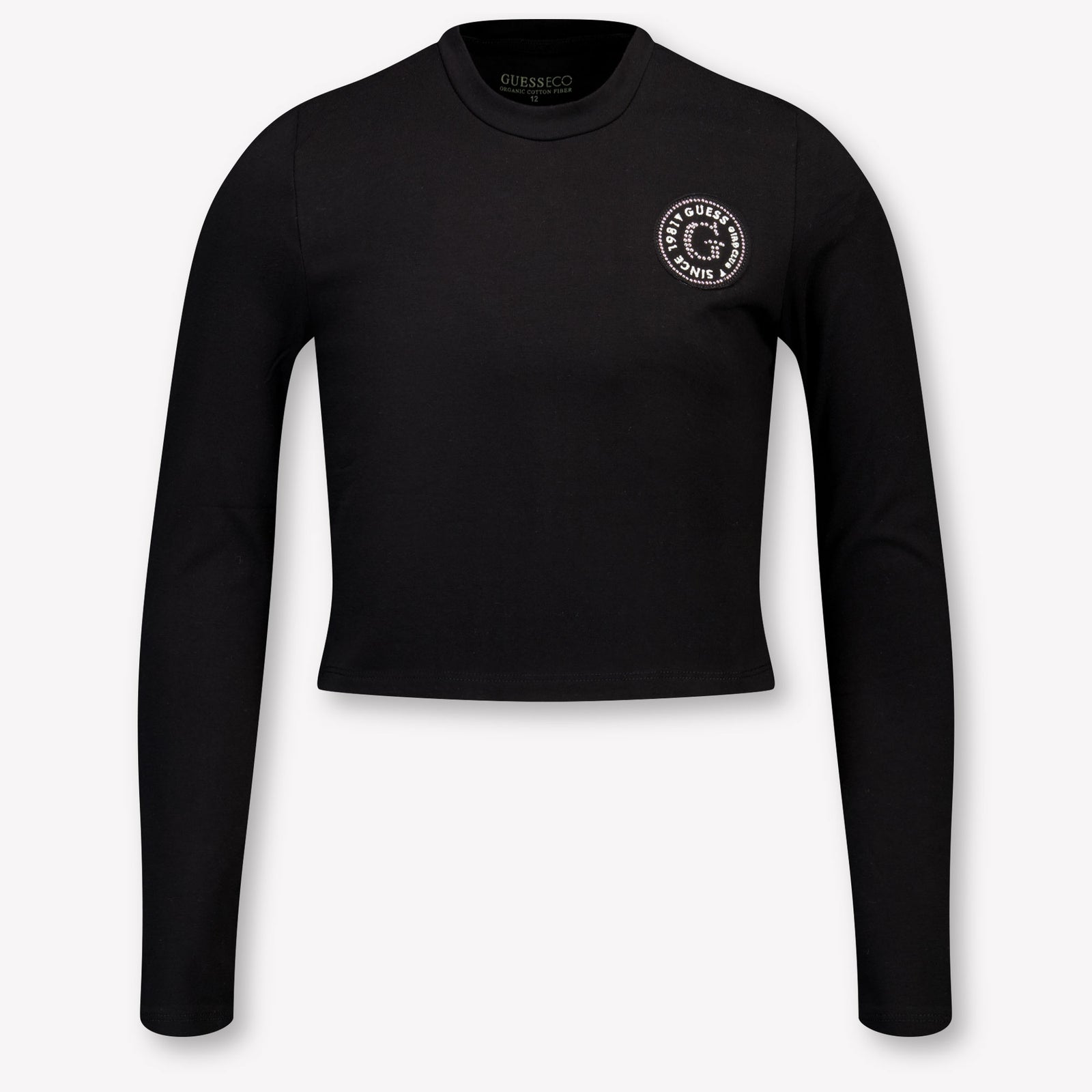 Guess Kinder Meisjes T-Shirt In Zwart