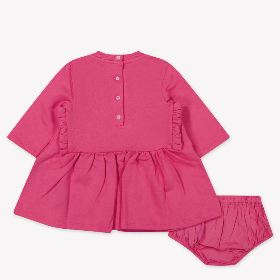 Balmain Baby Meisjes Jurk In Fuchsia