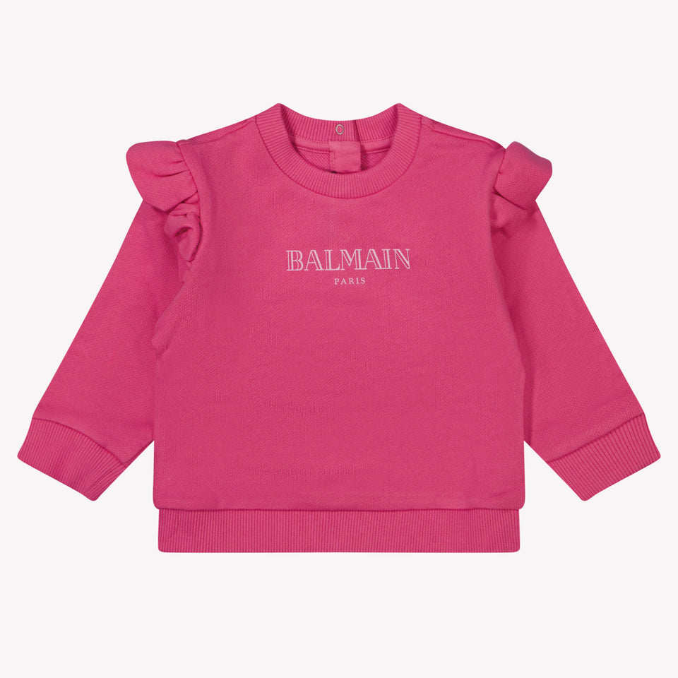 Balma Baby Girls Sweater  Fuchsia