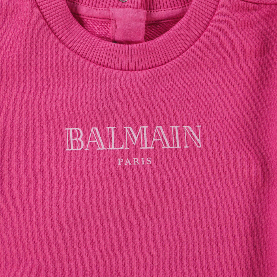 Balma Baby Girls Sweater  Fuchsia