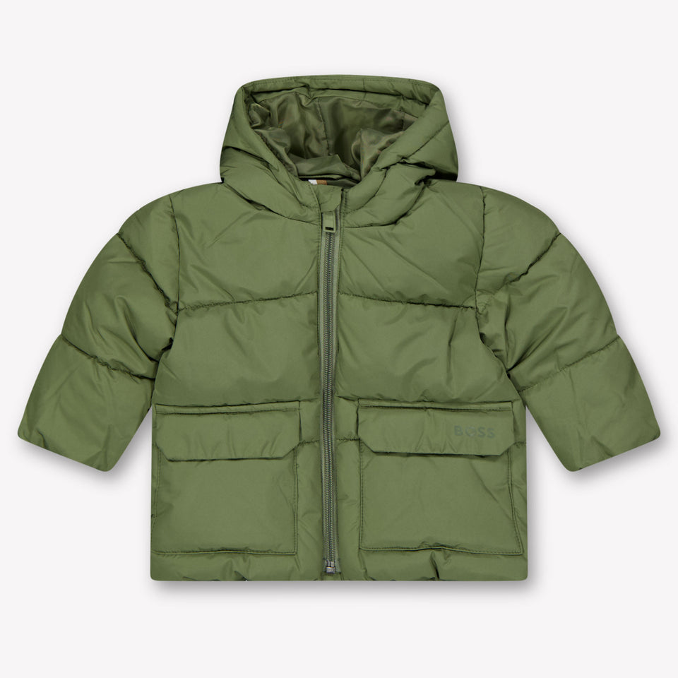 Boss Baby Boys Winter Jacket  Army