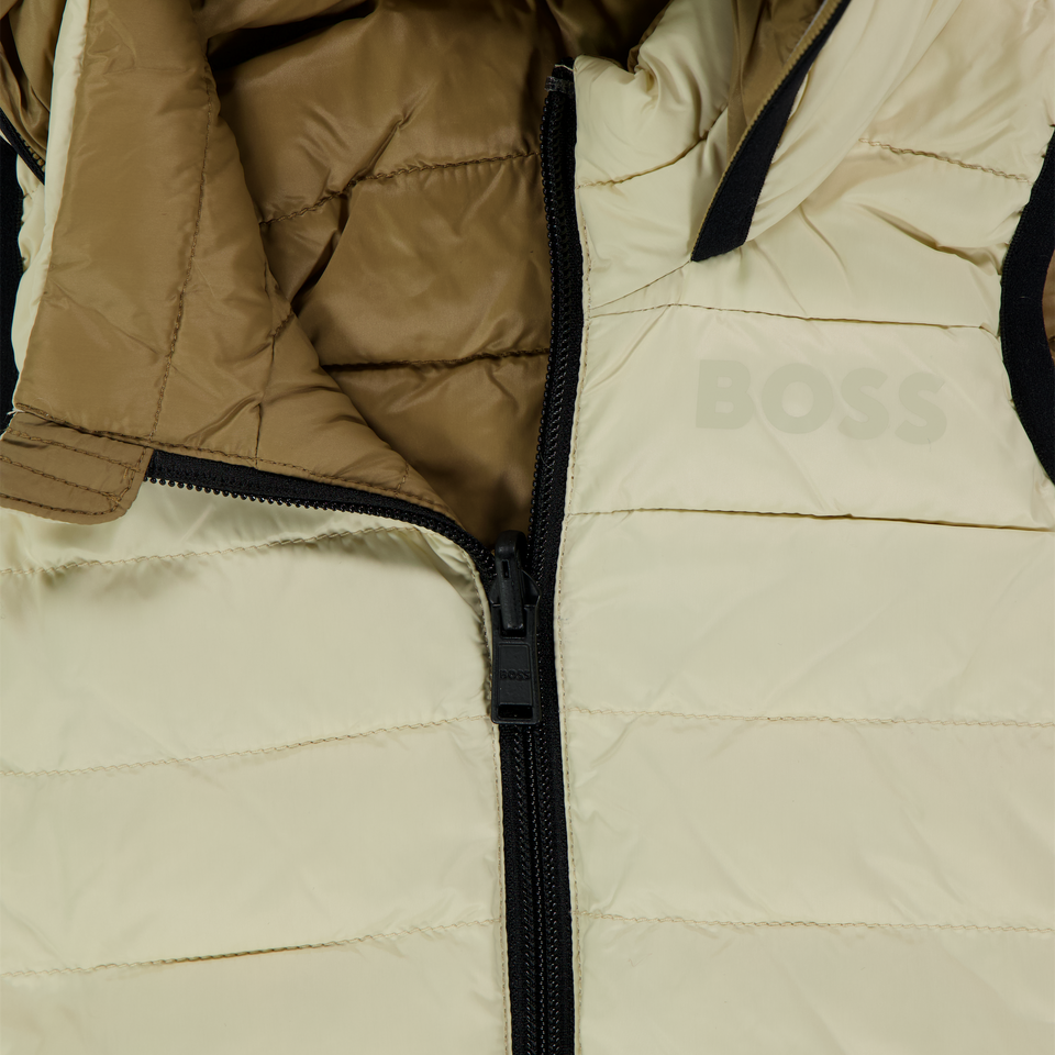 Boss Baby Jongens Bodywarmer In Camel