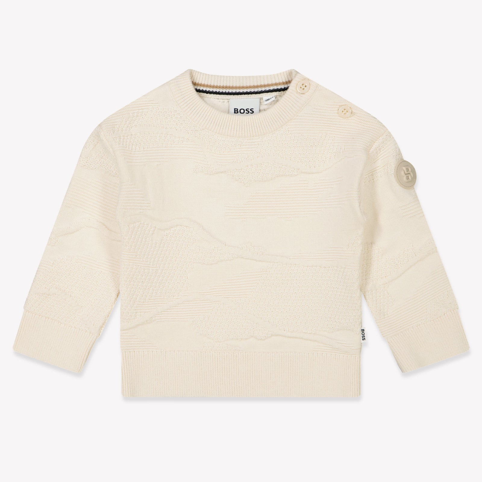 Boss Baby Boys Sweater  Offwhite