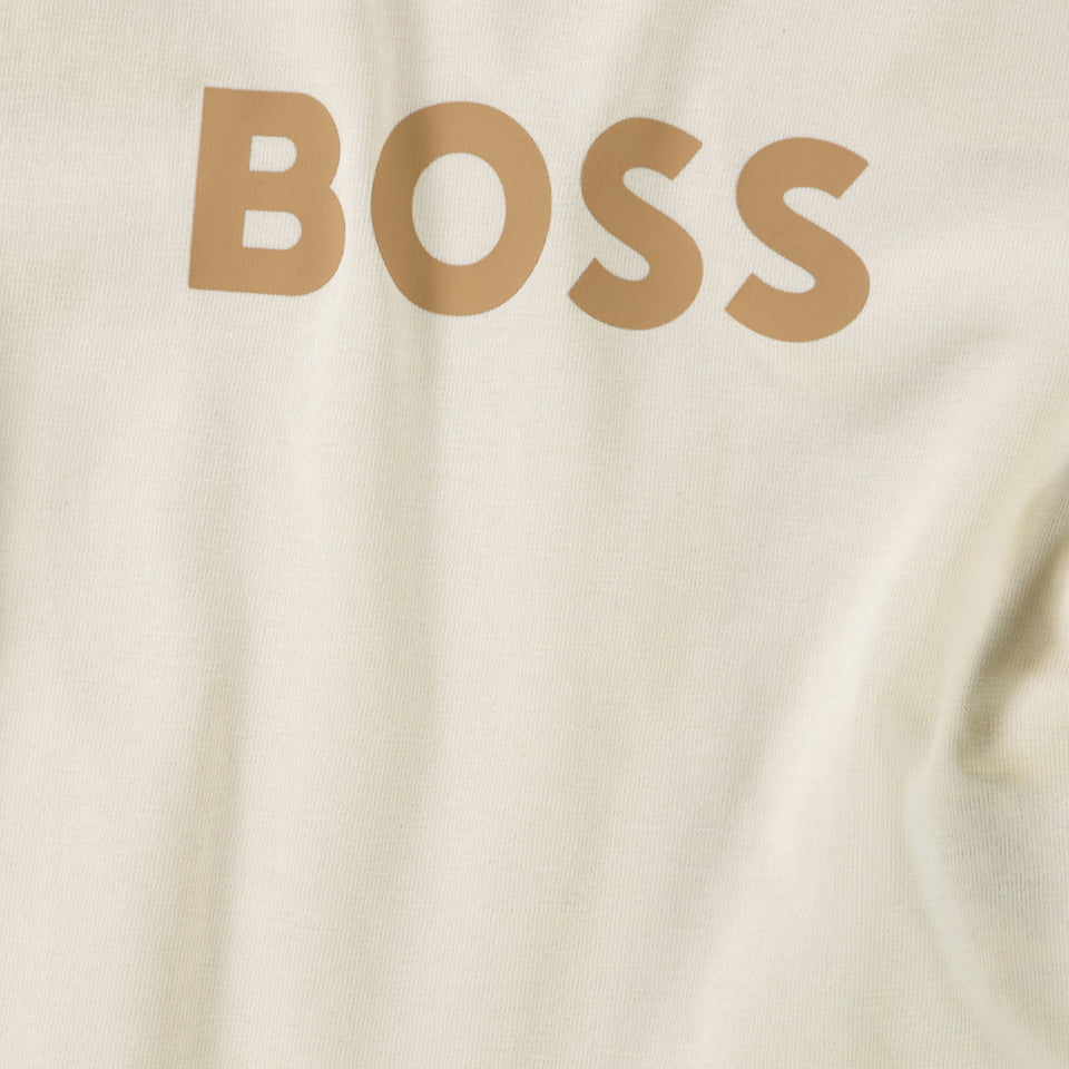 Boss Baby Jongens T-Shirt In Off White