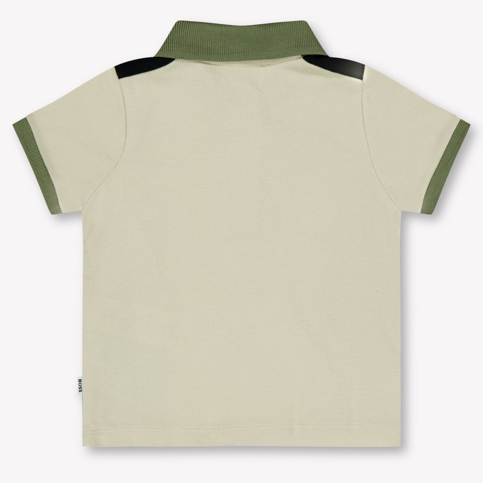 Boss Baby Jongens Polo In Off White