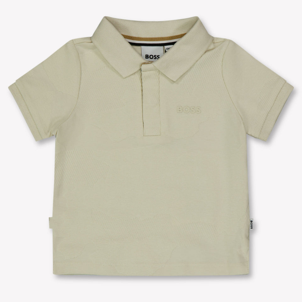 Boss Baby Jongens Polo In Off White