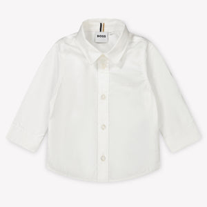 Boss Baby Jongens Blouse In Wit