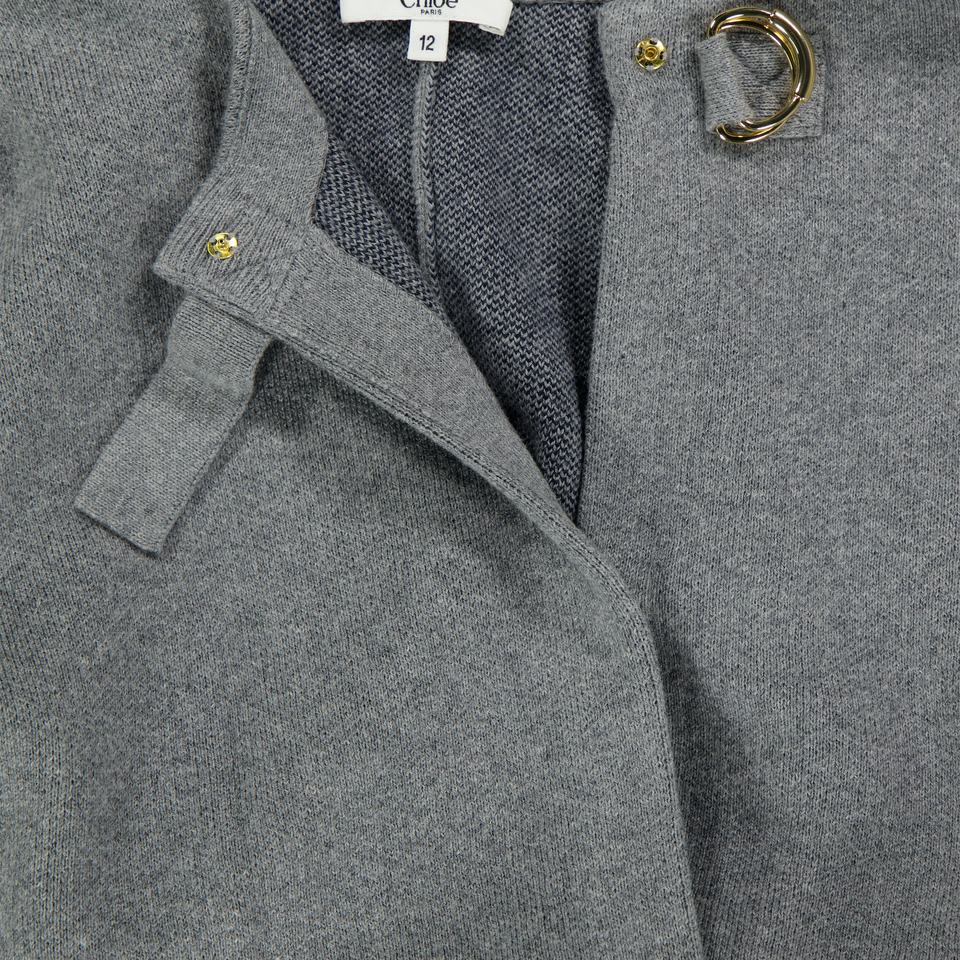 Chloe Kids Girls Vest  Gray