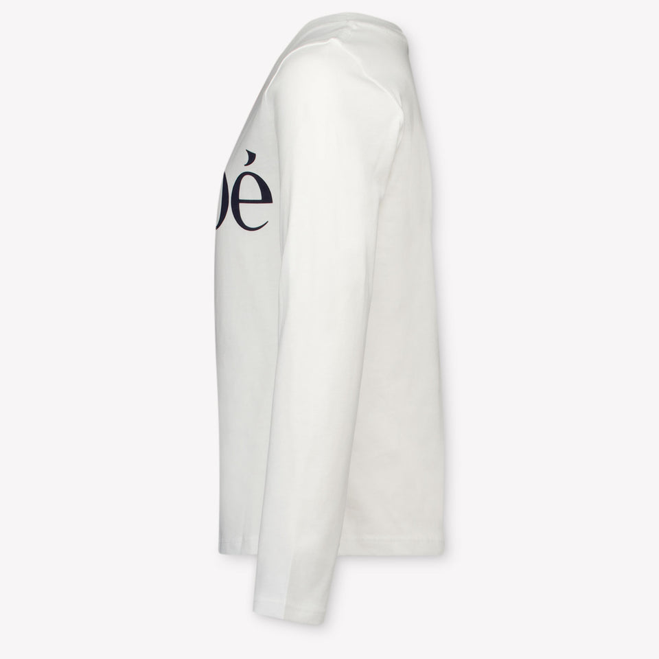 Chloe Kinder Meisjes T-Shirt In Wit