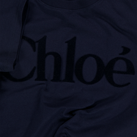 Chloe Kinder Meisjes T-Shirt In Navy
