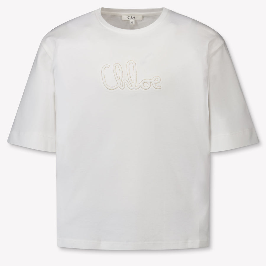 Chloe Kids Girls  T-Shirt Offwhite
