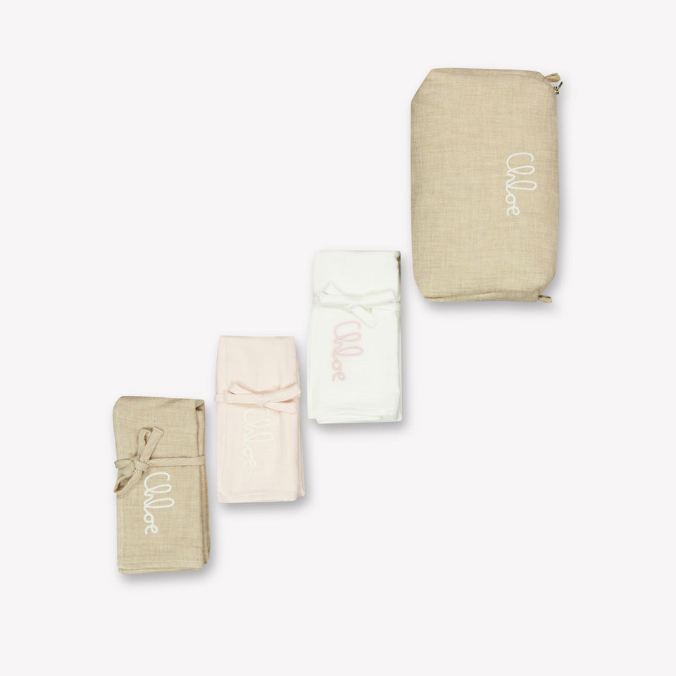 Chloe Baby Meisjes Accessoire In Licht Beige