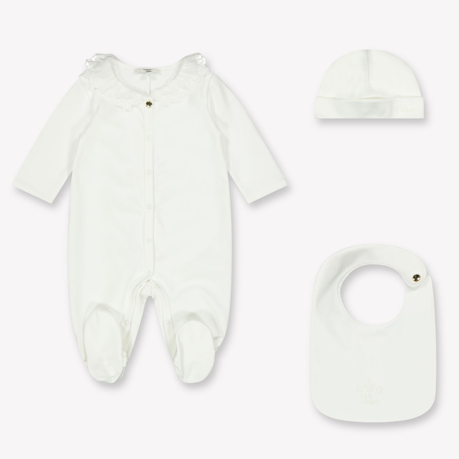 Chloe Baby Girls Playsuit  White