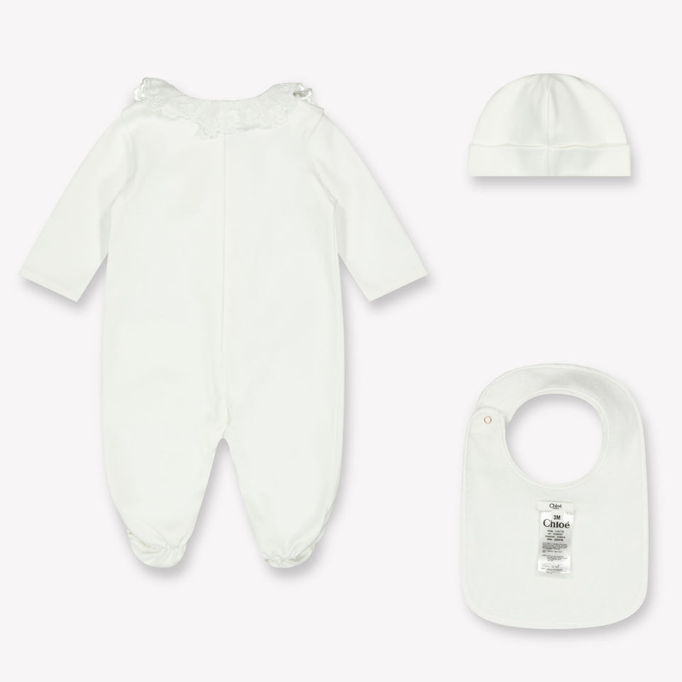 Chloe Baby Meisjes Boxpakje In Wit