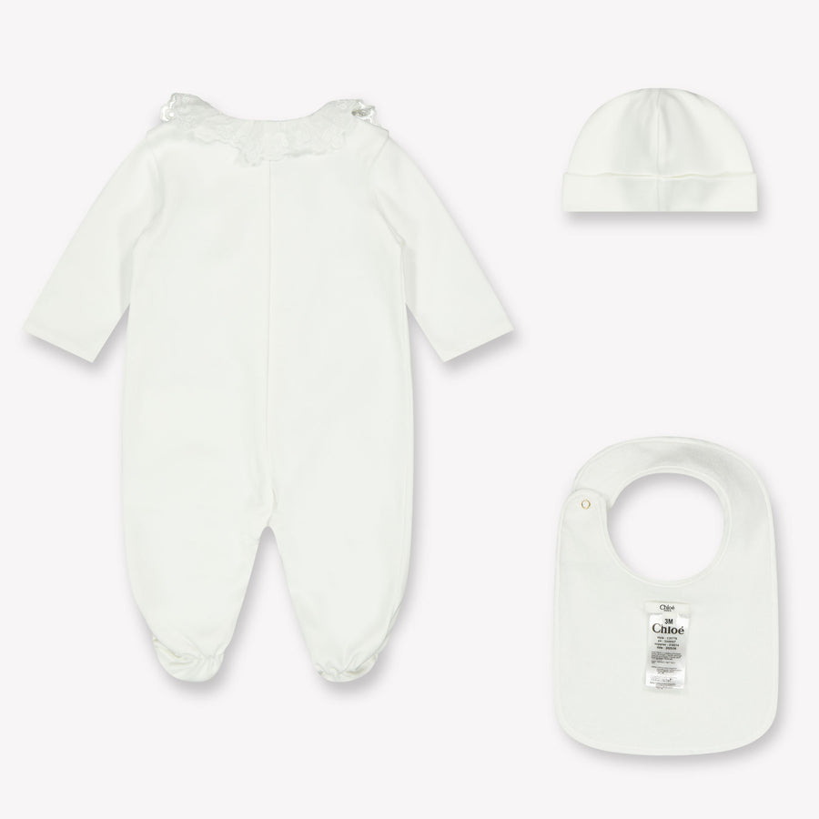 Chloe Baby Meisjes Boxpakje In Wit