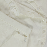 Chloe Baby Girls Playsuit  Offwhite
