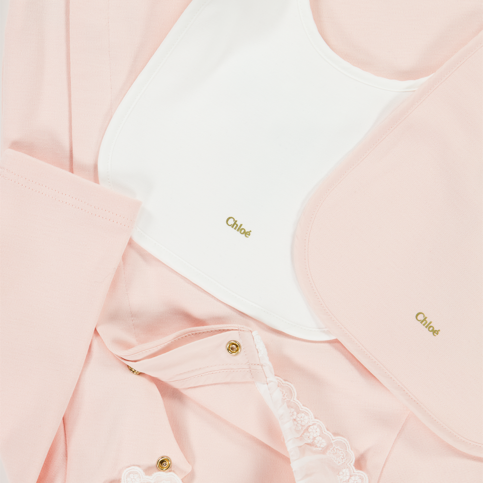 Chloe Baby Girls Playsuit  Light Pink