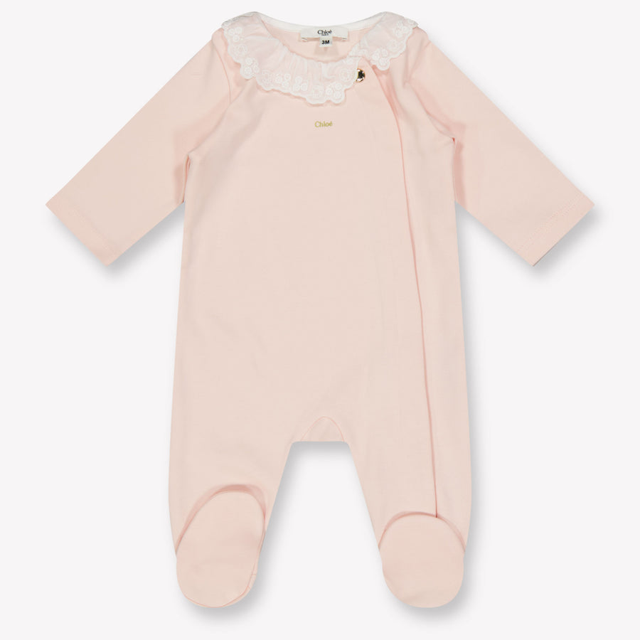 Chloe Baby Girls Playsuit  Light Pink