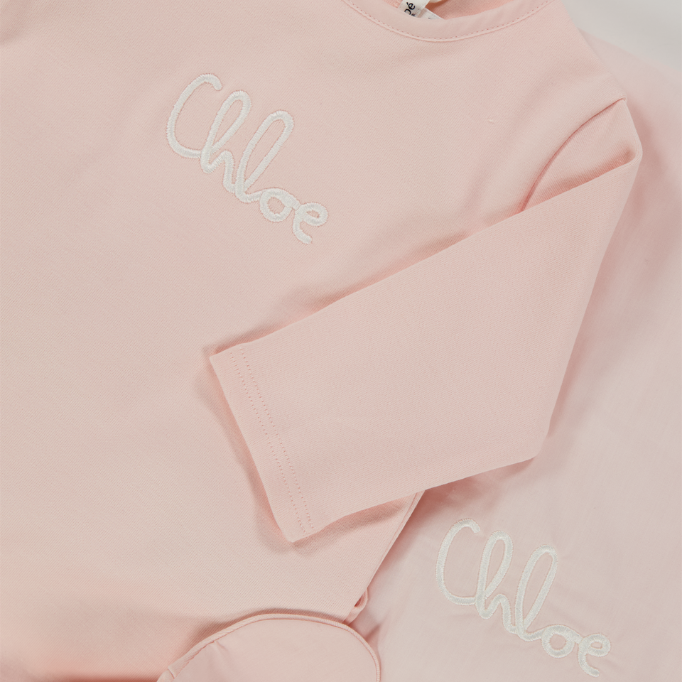 Chloe Baby Girls Playsuit  Light Pink