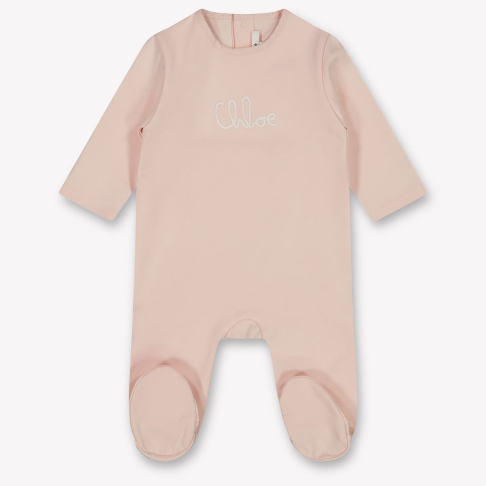 Chloe Baby Girls Playsuit  Light Pink
