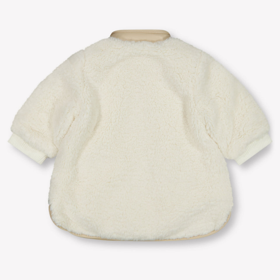 Chloe Baby Girls Faux fur jacket in Offwhite