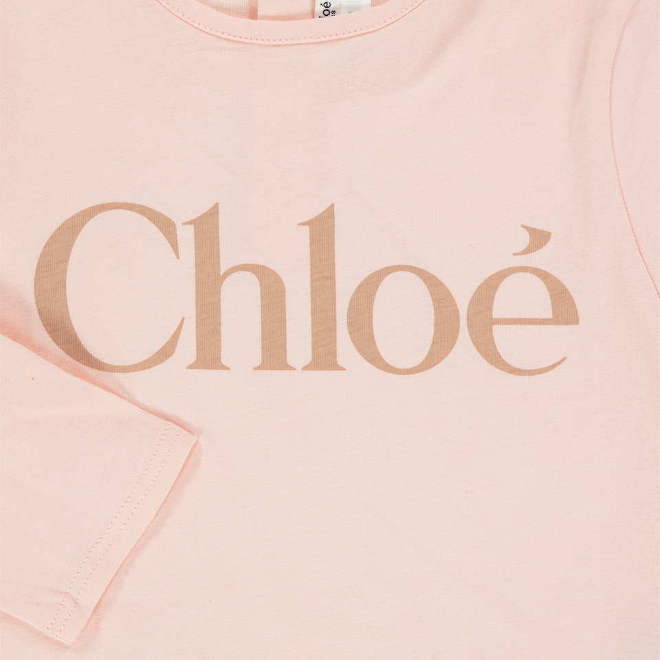 Chloe Baby Meisjes T-Shirt In Licht Roze