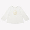 Chloe Baby Meisjes T-Shirt In Off White