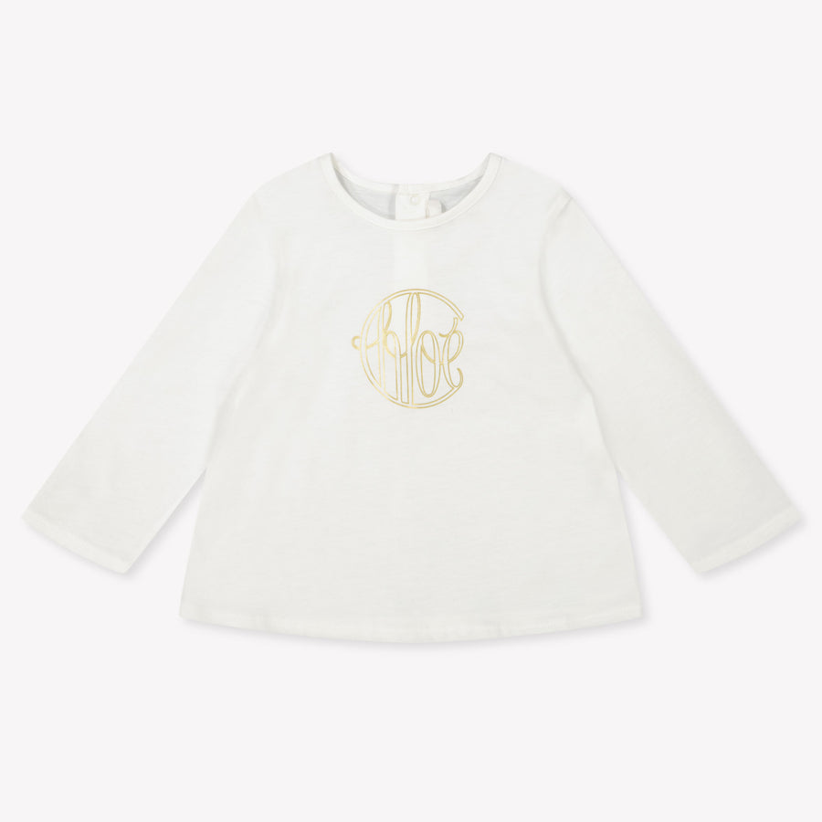 Chloe Baby Girls T-Shirt  Offwhite