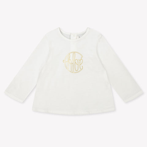 Chloe Baby Girls T-Shirt  Offwhite