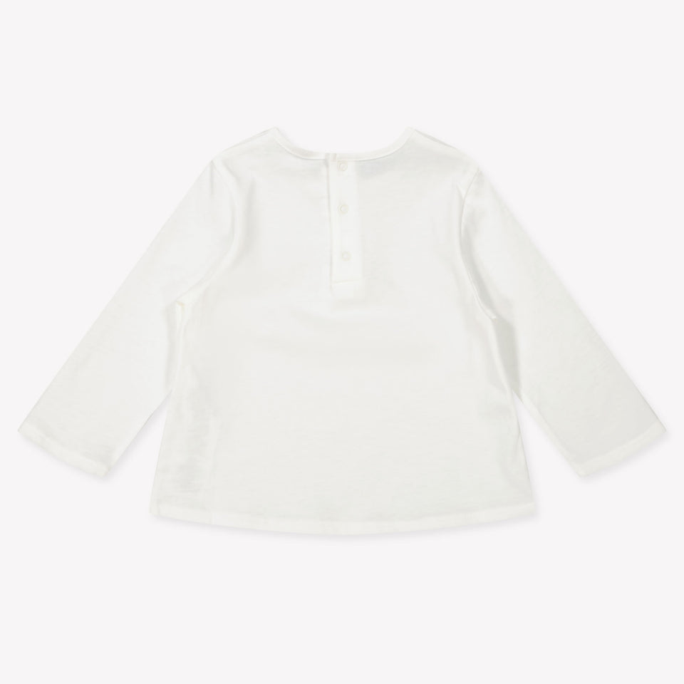 Chloe Baby Meisjes T-Shirt In Off White