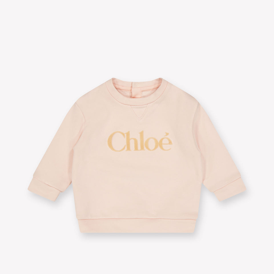 Chloe Baby Meisjes Trui In Licht Roze