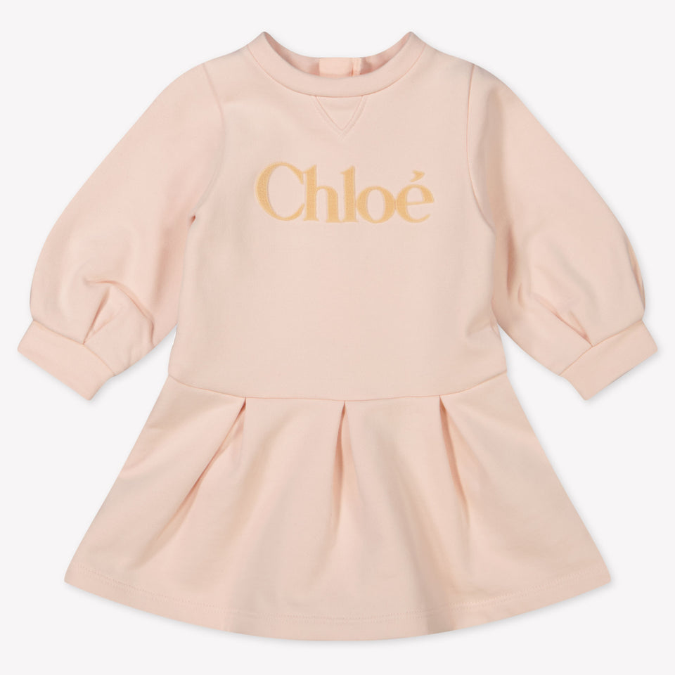 Chloe Baby Meisjes Jurk In Licht Roze