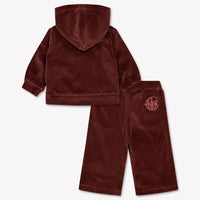 Chloe Baby Meisjes Joggingpak In Bordeaux
