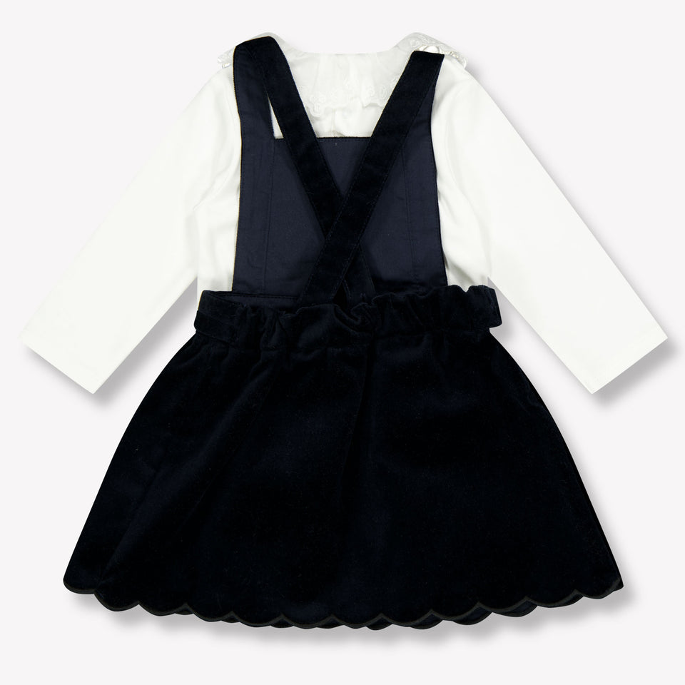 Chloe Baby Girls Set In Navy