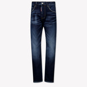 Dsquared2 Stanislav Kinder Unisex Jeans In Blauw