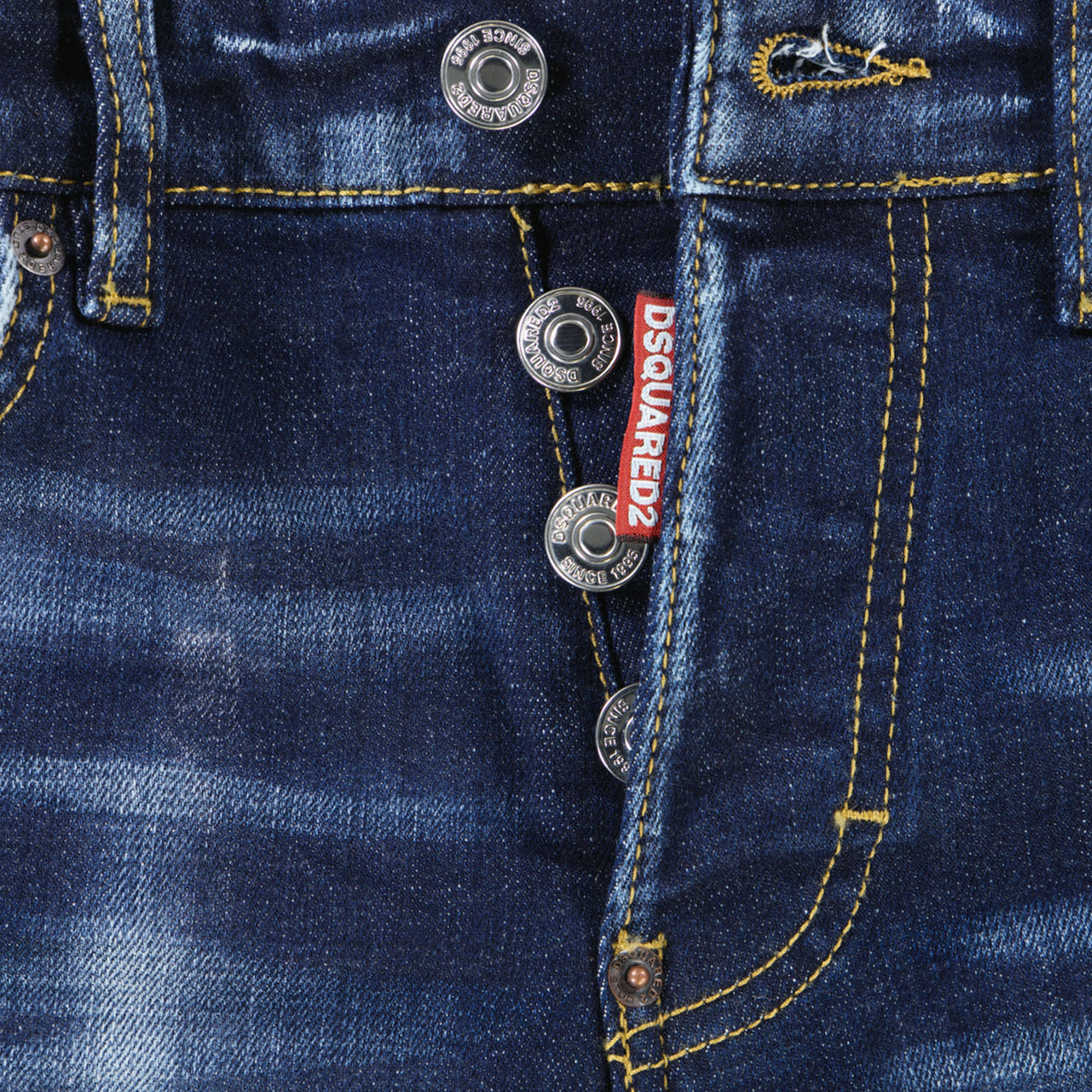 Dsquared2 Stanislav Kd Unisex Jeans  Blue